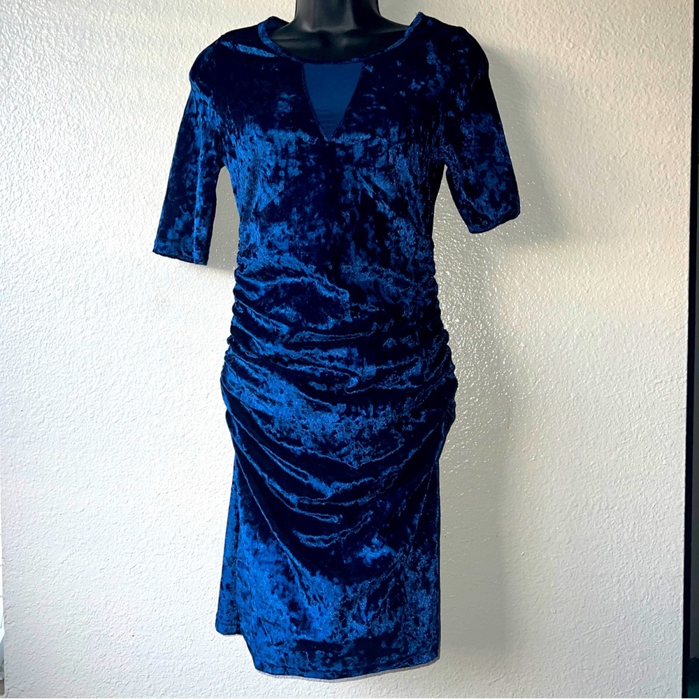 therapy velvet small dress blue, Brand New